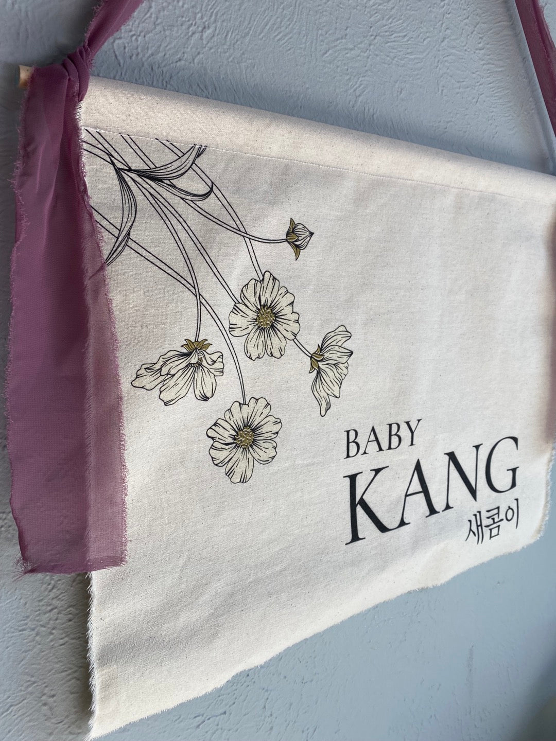 Custom name fabric banner / tapestry