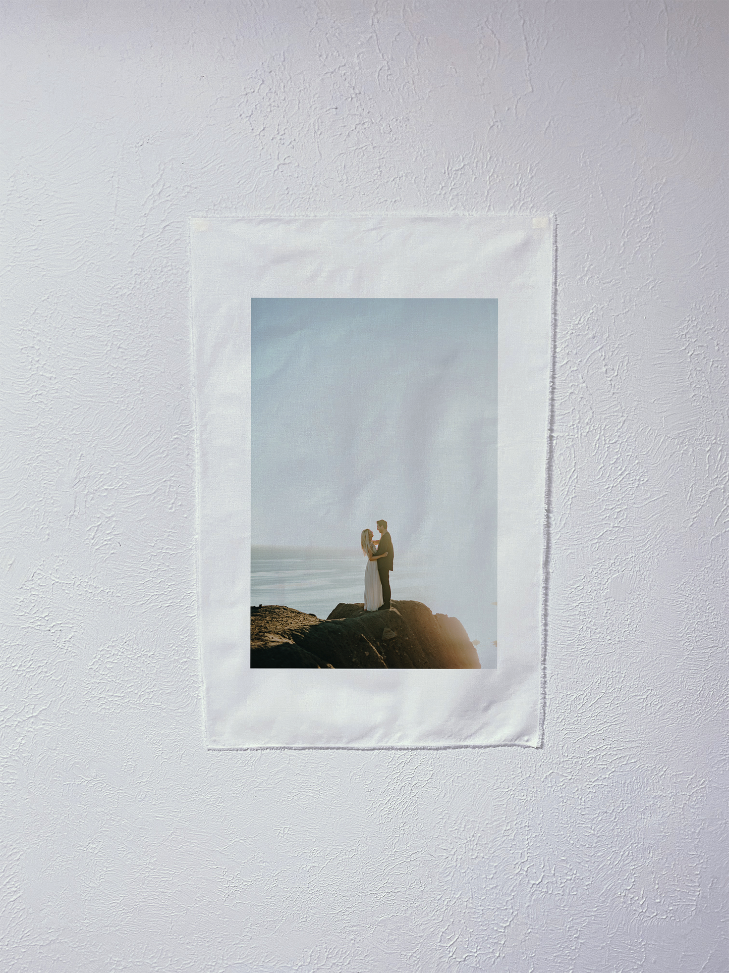 Custom fabric photo banner/ tapestry (Portrait)